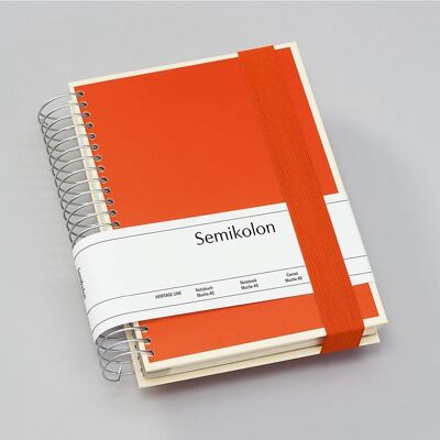 Cuaderno de espiral Mucho (A5), naranja