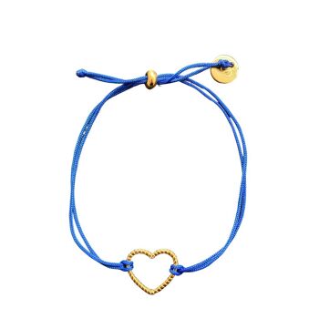 bracelets - coeur avec cordon 2