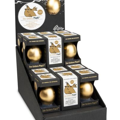 Display Das Goldene PiepEi / 18 piezas / Temporizador de huevos inteligente