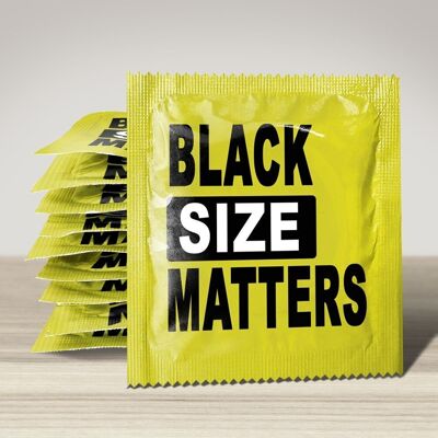 Condom: Black Size Matters