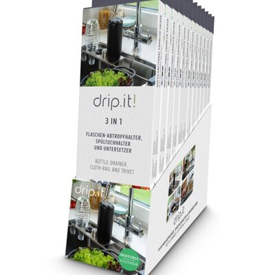 display drip.it / 24 piezas / auxiliar de goteo