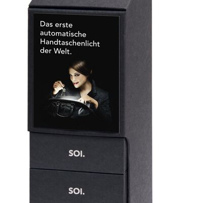 DONC JE. Présentoir / 24 pièces / lampe de poche automatique