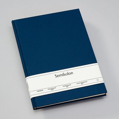 Notebook Classic (A4), navy, blank