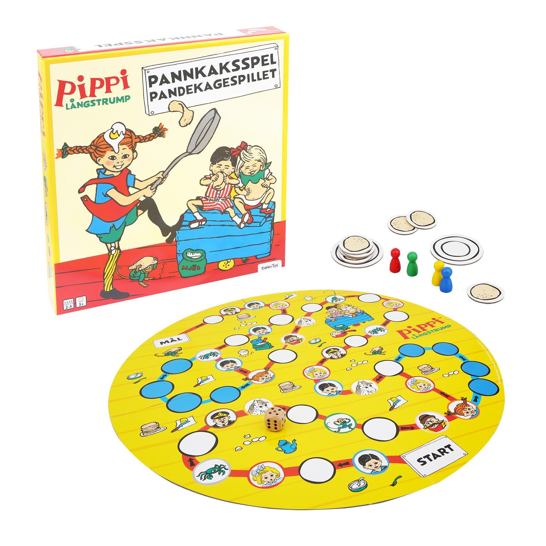 Juego de mesa de panqueques Pippi