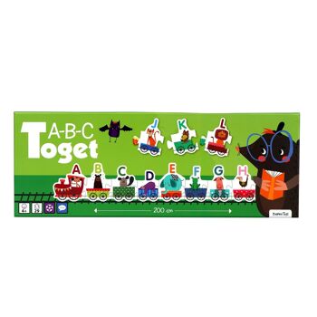 Train de puzzles d'animaux - Apprenez l'alphabet - ABC (DK) 3