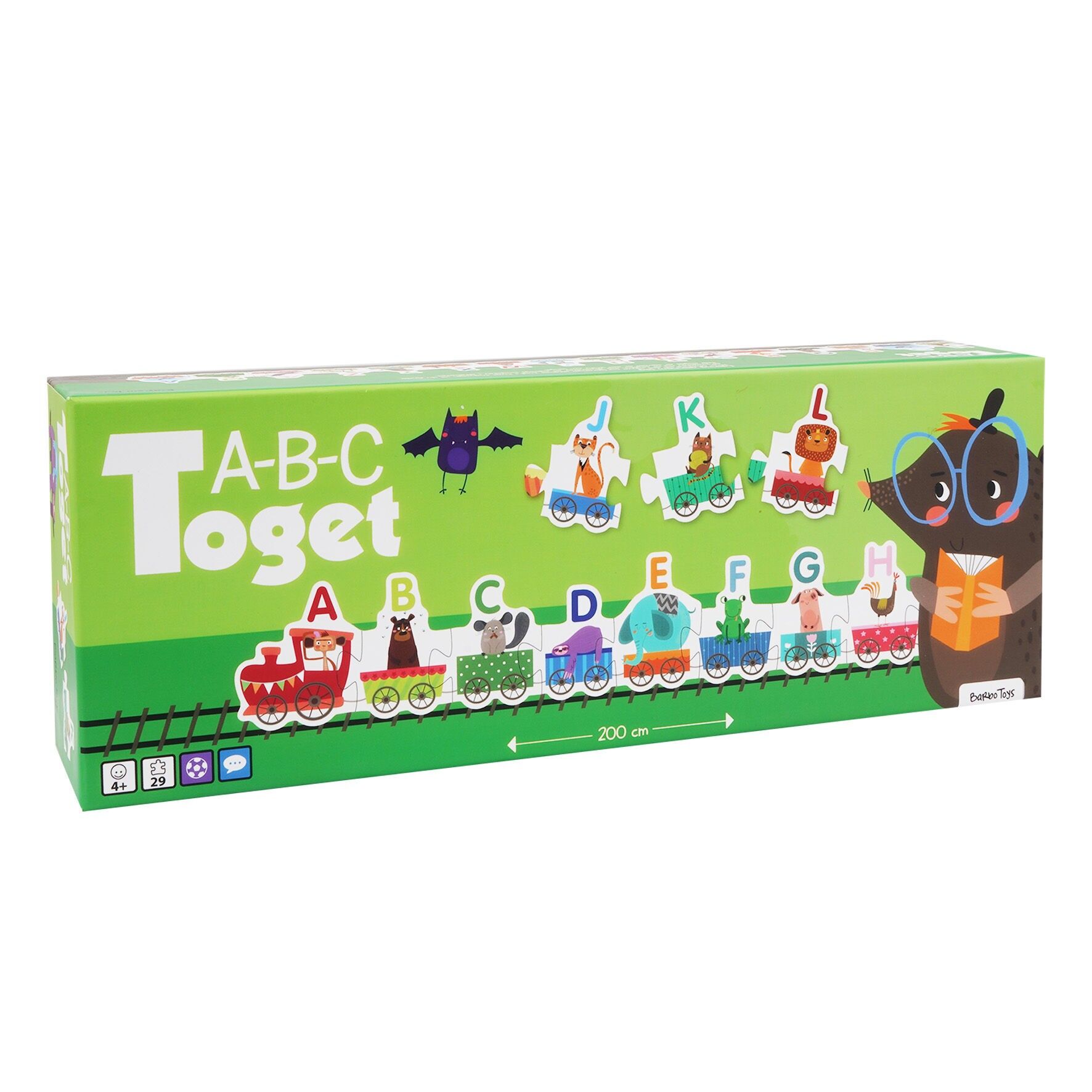 Treno puzzle degli animali - Impara l'alfabeto - ABC (DK)