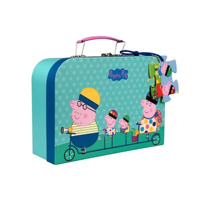 Peppa Pig Koffer mit Puzzle – Radfahren