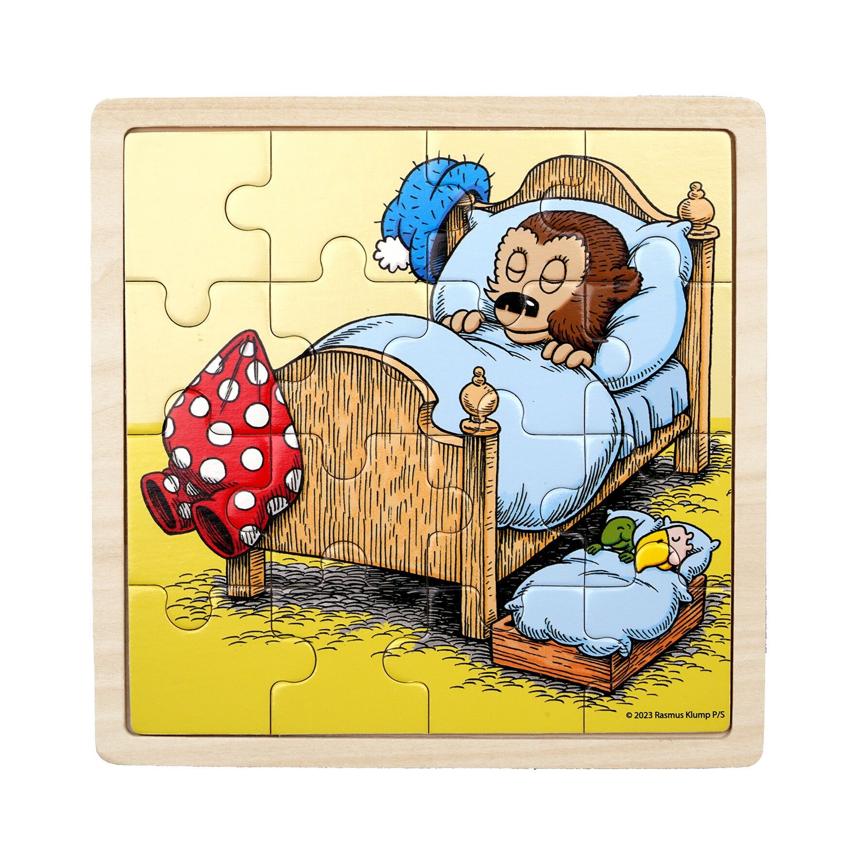 Rasmus Klump - FSC - Puzzle in legno - Buona notte