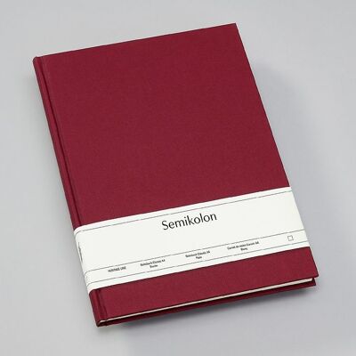 Cuaderno Classic (A4), burdeos, en blanco