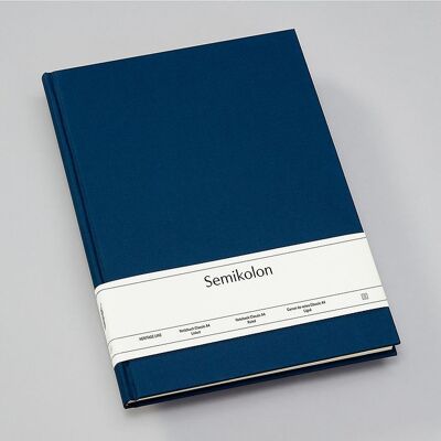 Notebook Classic (A4), navy, lined