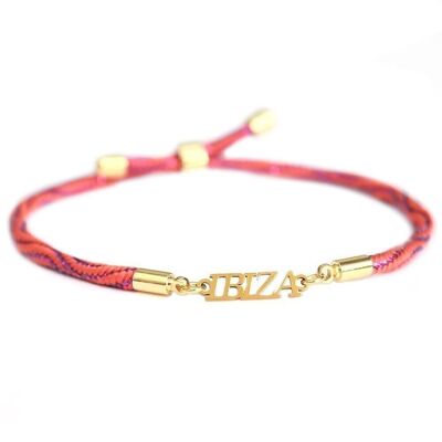 Bracelet Ibiza rose corail