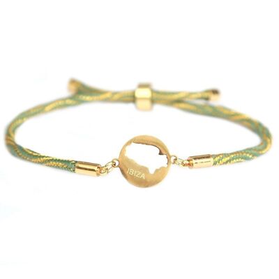 Bracelet île d'Ibiza olive