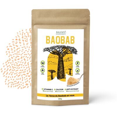 Polvere di baobab - il superalimento - 200g