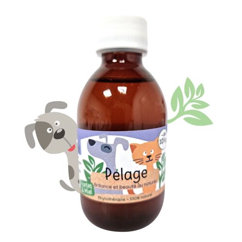 Sirop naturel Pelage 200mL - Chiens et Chats de -10kg