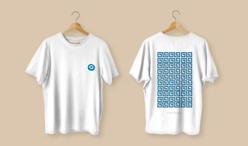 T-shirt en coton unisexe - Symboles grecs