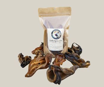 Oreilles d'agneau- sachet de 3 pièces- friandises de mastication 100% naturelles