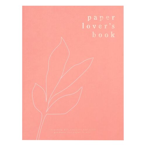 Paper lover's book dusty coral: self