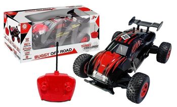 TURBO CHALLENGE - Buggy - Off Road - 099645 - Voiture Télécommandée - Noir - 1/24 - Piles Non Incluses - Plastique - Jouet Enfant - Cadeau - À Partir de 3 ans 1