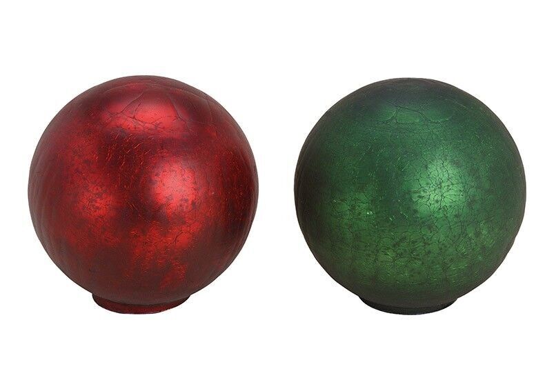 Soporte de bola de cristal rojo