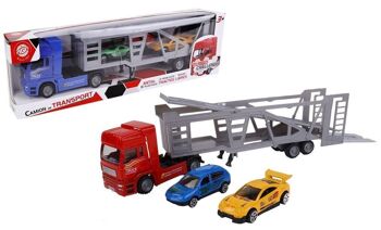 TURBO CHALLENGE - Camion De Transport - Vehicules d'Interventions - 020349 - 1/38 - Véhicule Roues Libres - Modèle Aléatoire - Métal - À Partir de 3 ans 1