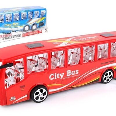 TURBO CHALLENGE - Bus Touristique - City - 020304 - Véhicule Roues Libres - Modèle Aléatoire - Plastique - Jouet Enfant - Voiture - Cadeau - À Partir de 3 ans