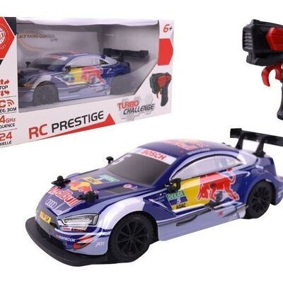 TURBO CHALLENGE - Audi Red Bull Racing - RC Prestige - 096124 - Voiture Télécommandée - Jaune - 1/24 - Piles Non Incluses - Plastique - À Partir de 6 ans