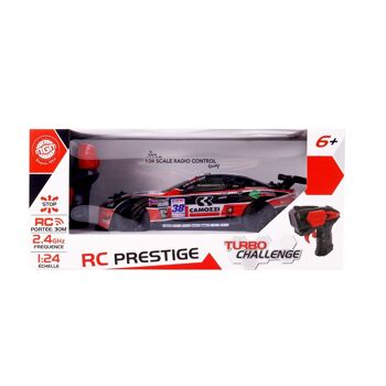 TURBO CHALLENGE - Maserati GT3 - RC Prestige - 096324 - Voiture Télécommandée - Noir - 1/24 - Piles Non Incluses - Plastique - Jouet Enfant - Cadeau - À Partir de 4 ans 3