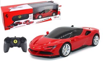 TURBO CHALLENGE - Ferrari SF90 Stradale - RC Prestige - 095606 - Voiture Télécommandée - Rouge - 1/24 - Piles Non Incluses - Plastique - À Partir de 6 ans 1