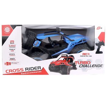 TURBO CHALLENGE - Cross Rider - Elite - 092234 - Voiture Télécommandée - Modèle Aléatoire - 1/14 - Prêt à Rouler - Batterie Rechargeable et Piles incluses - Plastique - À Partir de 8 ans 3