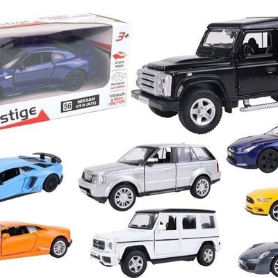 TURBO CHALLENGE - Voiture Licence - Die Cast - 028998 - 1/32 - Voiture Rétro-Friction - Modèle Aléatoire - Métal - Jouet Enfant - Cadeau- À Partir de 3 ans