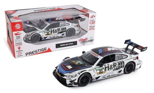 TURBO CHALLENGE - BMW M4 DTM 2017#31 - Die Cast - 029075 - 1/32 - Voiture Rétro-Friction - Noir - Métal - Jouet Enfant - Cadeau - Miniature - À Partir de 4 ans