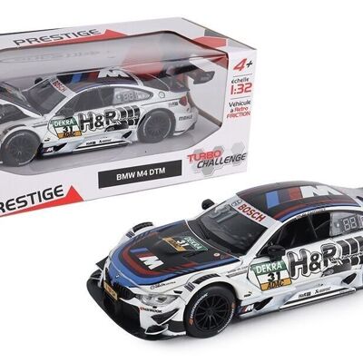 TURBO CHALLENGE - BMW M4 DTM 2017#31 - Die Cast - 029075 - 1/32 - Voiture Rétro-Friction - Noir - Métal - Jouet Enfant - Cadeau - Miniature - À Partir de 4 ans