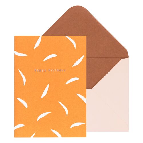 A6 greeting card happy sol: self