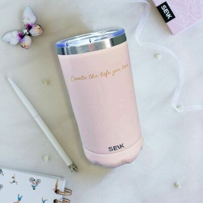 Thermos /coffee cup - create the life you love 350ml