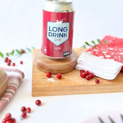 Calzini Long Drink - Cranberry da donna taglia 35-40