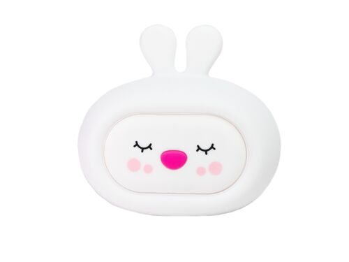 Luce notturna con suoni bianchi in silicone morbido GIOsleepy Bunny