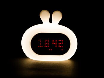 Orologio con sveglia e luce notturna GIOrabbit Clock 6