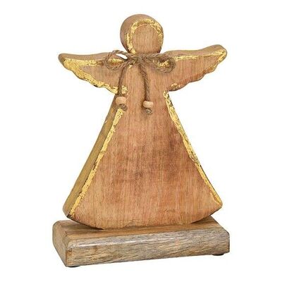 Angel made of wood brown (W / H / D) 16x23x7cm