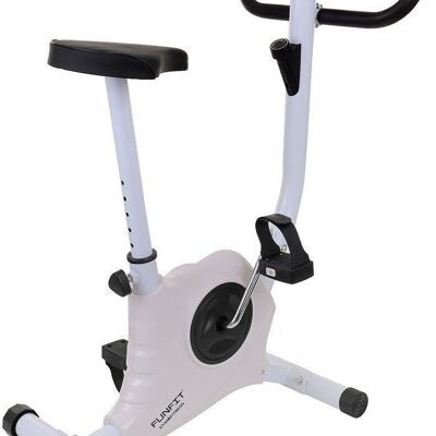 Exercise bike bicycle - white - mechanical resistance
