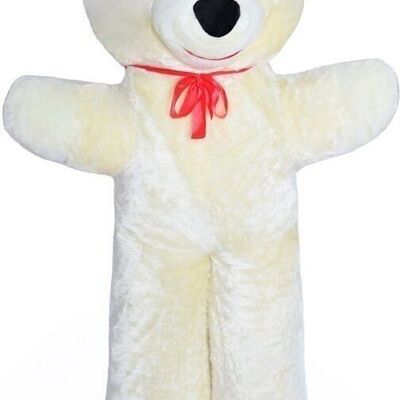 XXL teddy bear - white - 170 cm