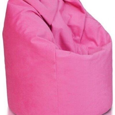 Poltrona sacco 110 cm in tessuto rosa