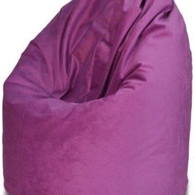 Poltrona sacco 110 cm in tessuto viola chiaro