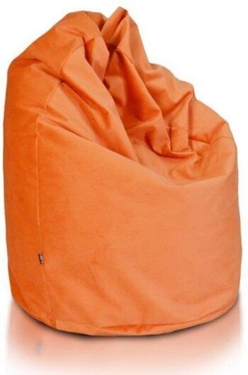 Pouf 110cm tissu orange