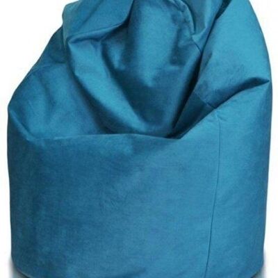 Sitzsack 110cm aus blauem Stoff