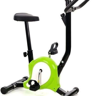 Cyclette bicicletta nera verde