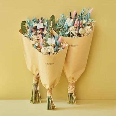 Dried Flowers - Field Bouquet - Summer Blue