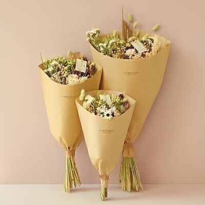 Fête des Mères - Fleurs Séchées - Bouquet des Champs - Naturel