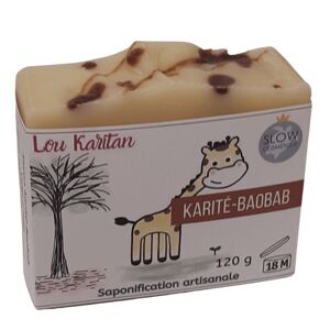 Savon surgras Karité Baobab 120 g Fait main