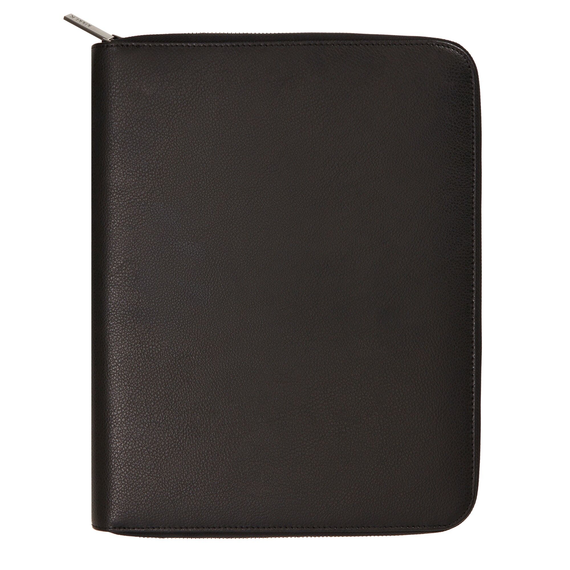COMPENDIUM IN PELLE A4 JET BLACK: SIGNATURE EDITION