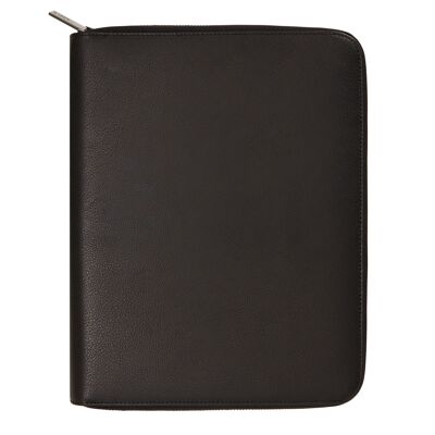 A4 leather compendium jet black: signature edition
